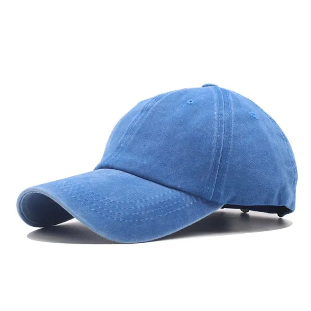 Adjustable Solid Color Dad Hat
