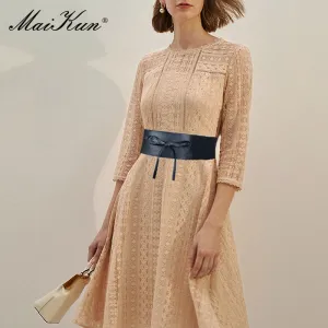 Bowknot Faux Leather Wrap Around Belt