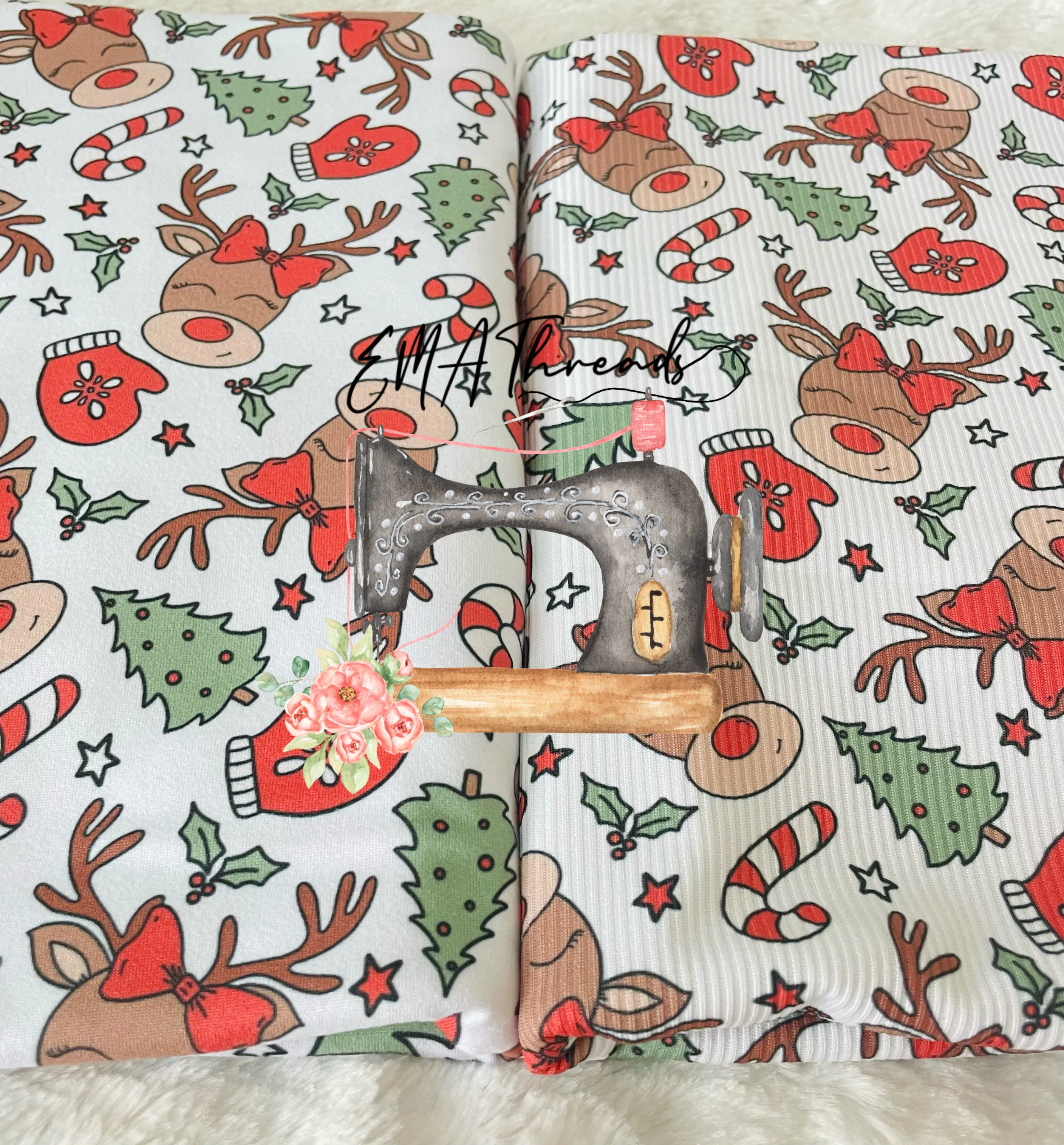 Girl reindeer Turban Headband