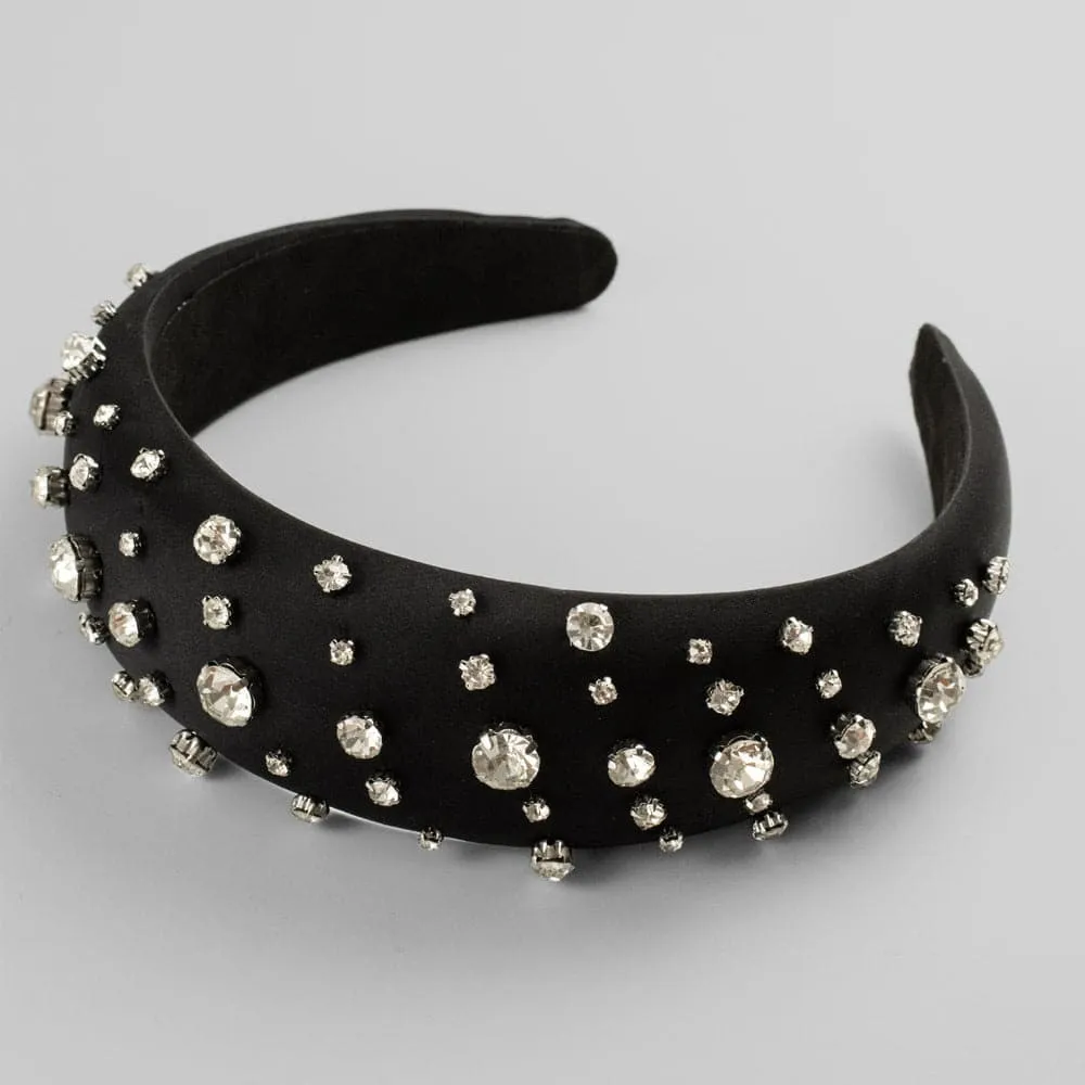 Handmade Crystal Padded Headband