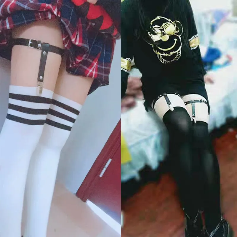 Harness Leg Chain Garter Belts