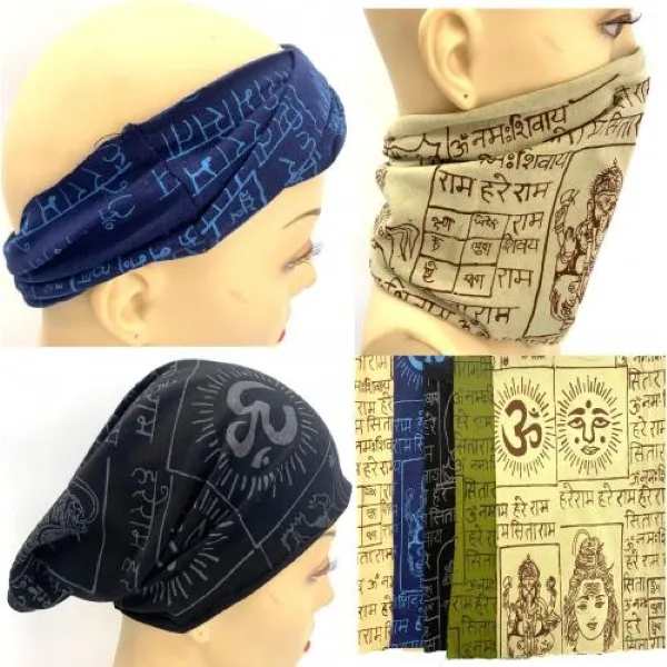 Headband - Cotton Mantra Print