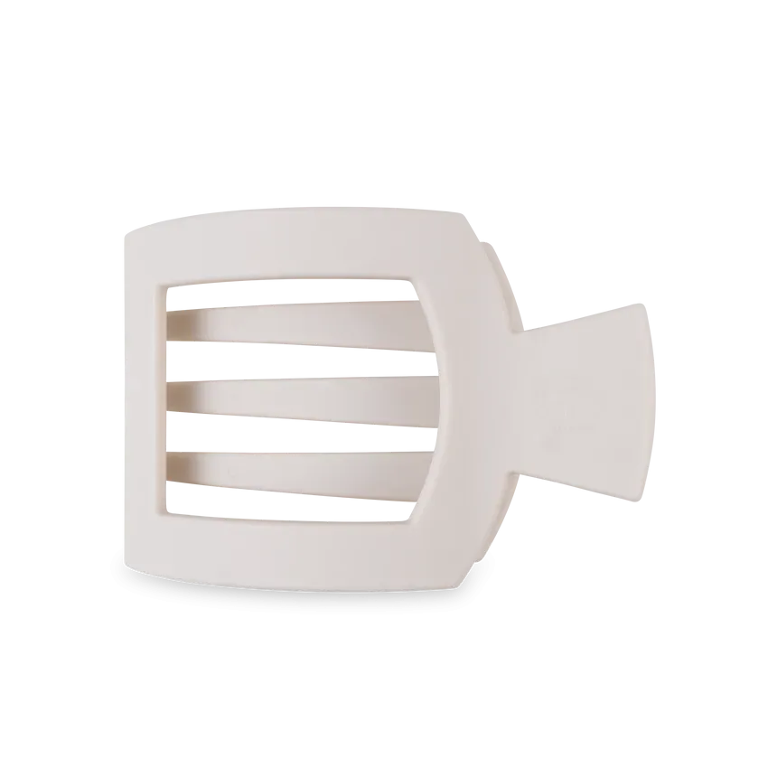 Large Flat Square Teletie Hair Clips