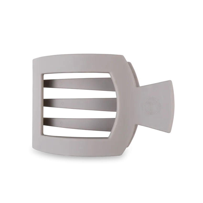 Large Flat Square Teletie Hair Clips