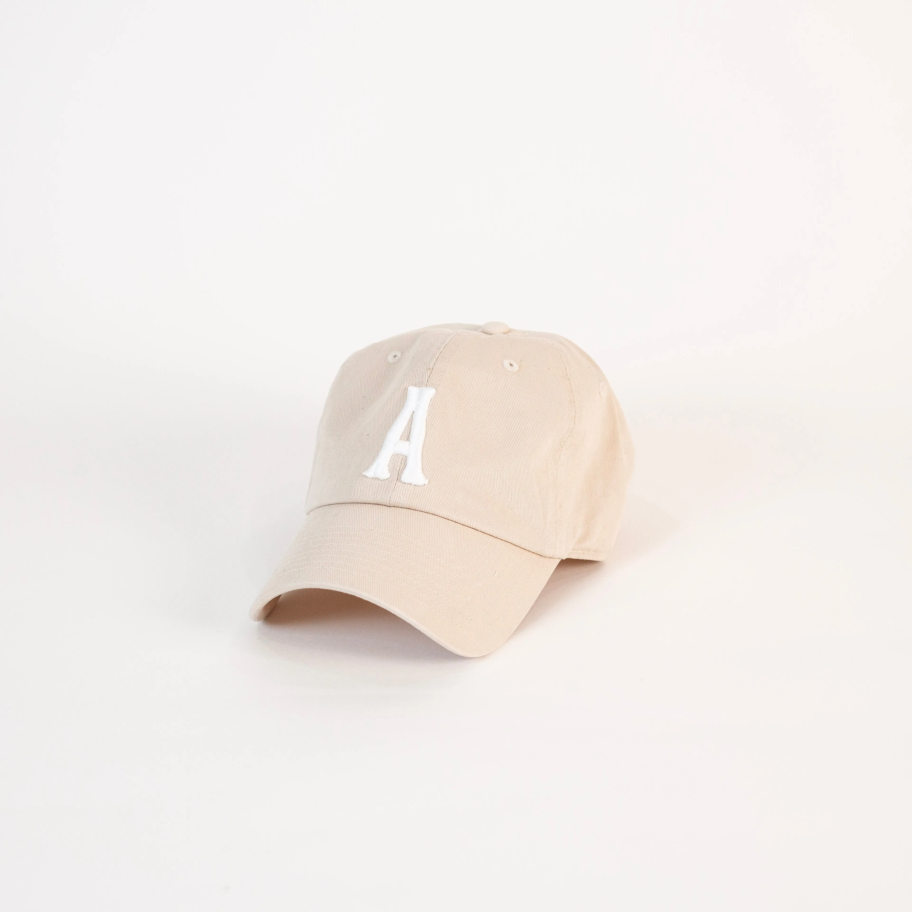 Letter Dad Hat (Sand   White Letter)