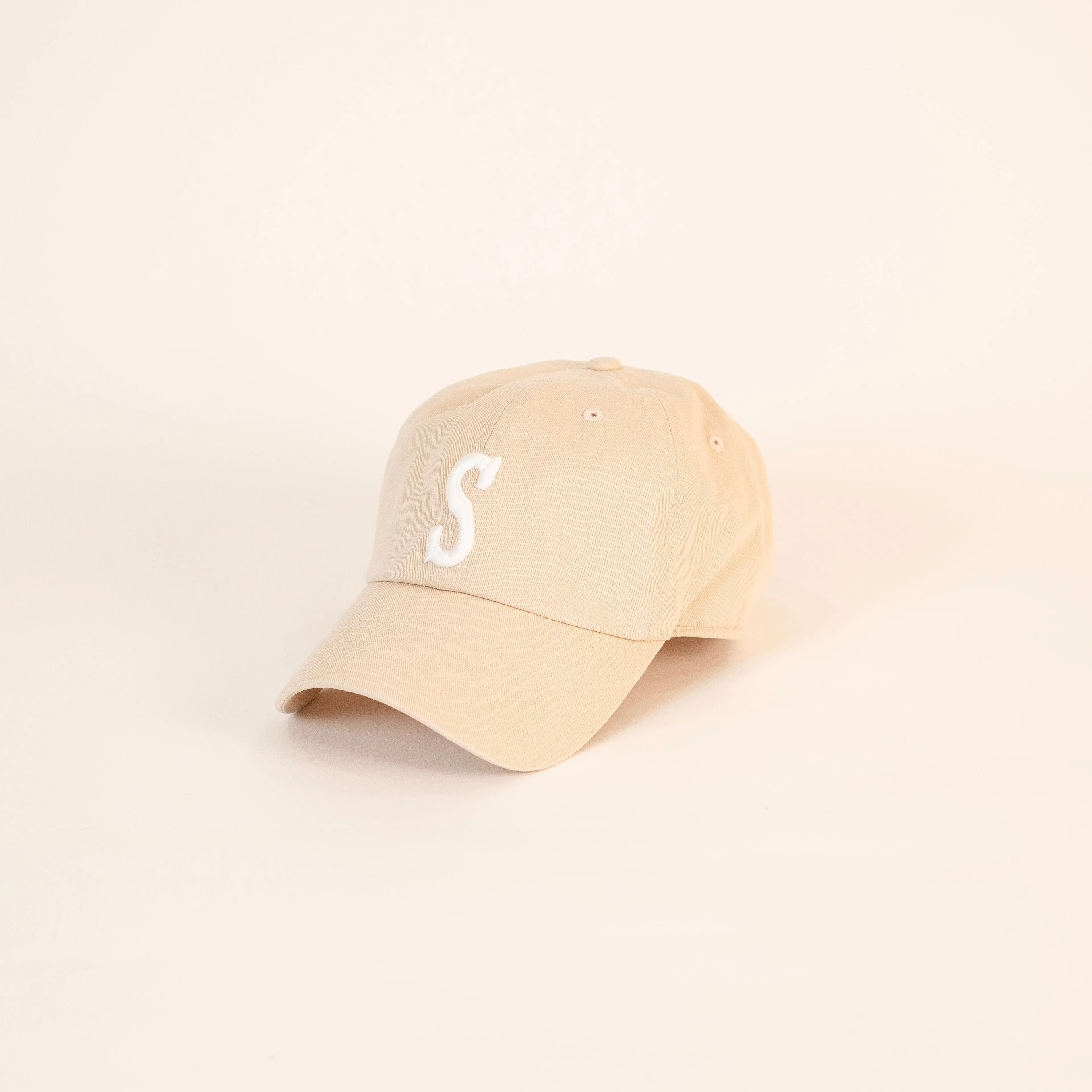 Letter Dad Hat (Sand   White Letter)