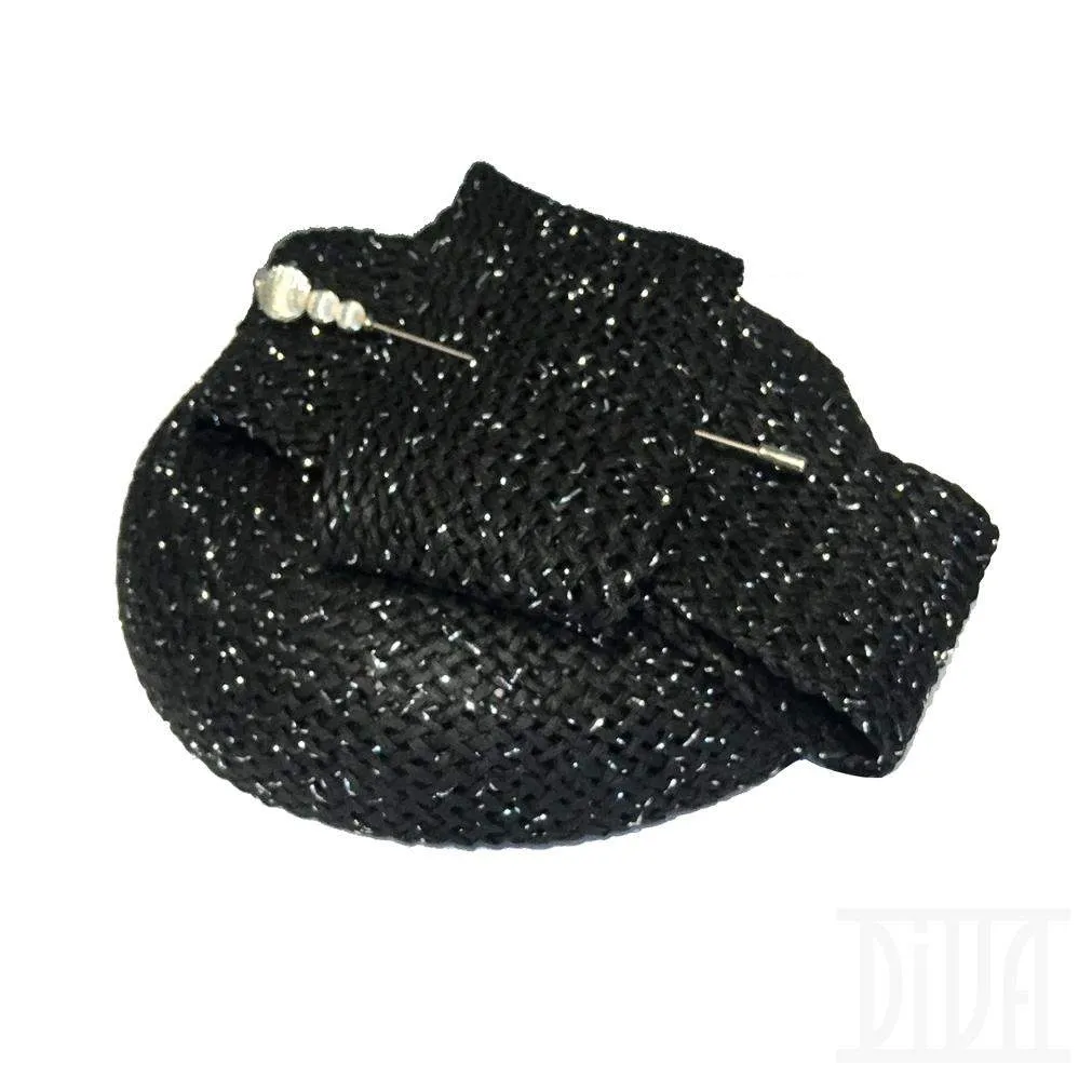 Pretty Straw Fascinator with Pin  Derby Church Wedding Hats