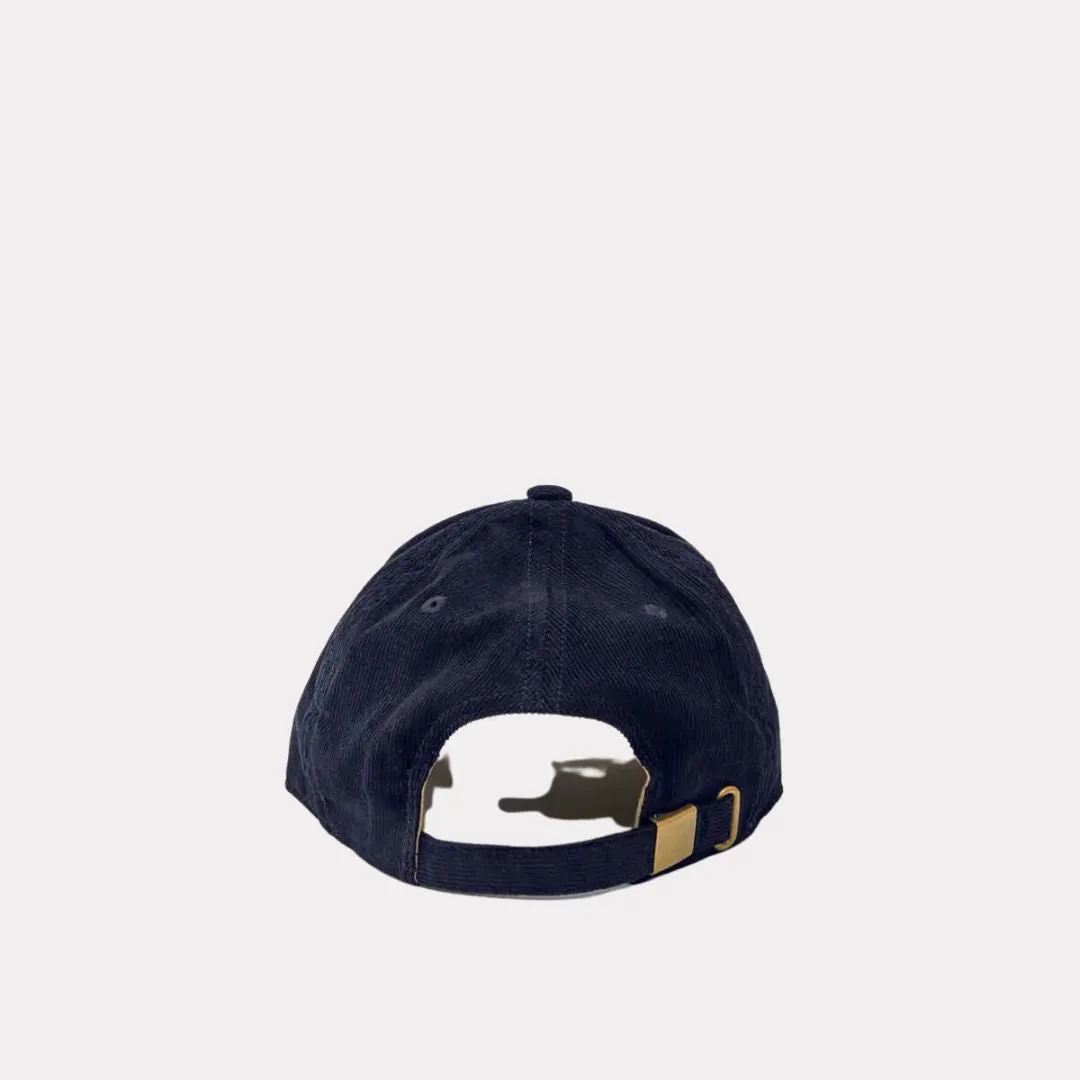 "Ciao" Corduroy Baseball Hat (Navy)