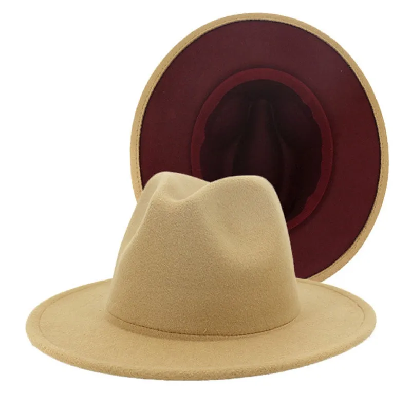 Red Bottom Fedora Hat