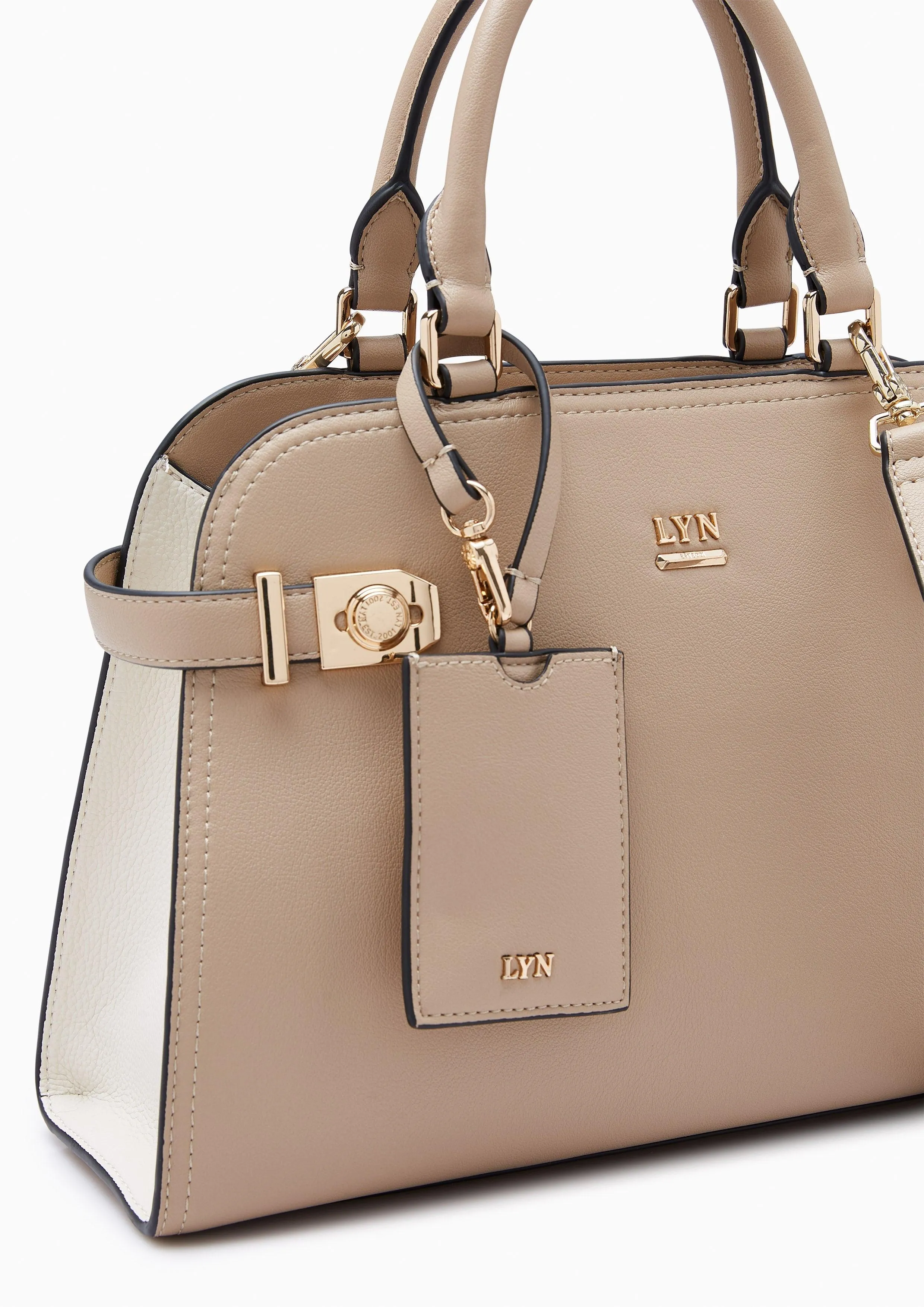 Refine L Tote Bag Beige