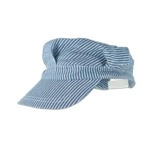 Train Engineer Hat - blue - adjustable