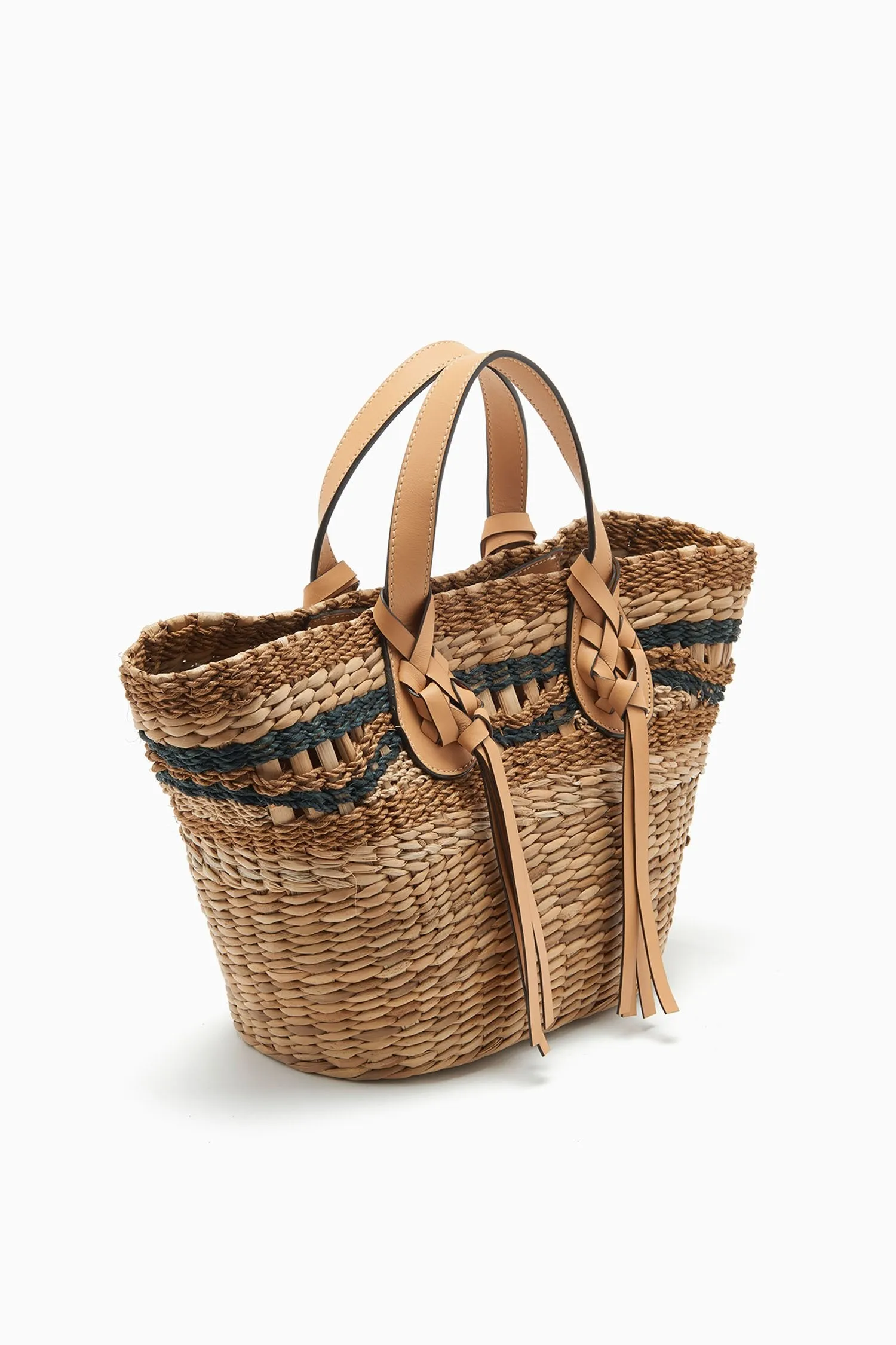 Ulla Johnson - Seaview Day Basket in Sand Stripe
